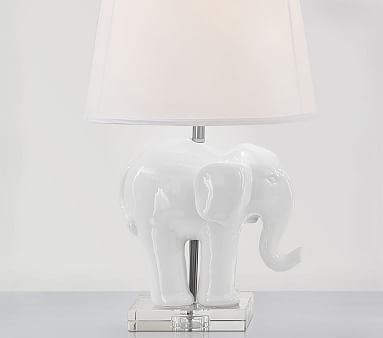 Ceramic Elephant Base | Kids Lamp | Pottery Barn Kids