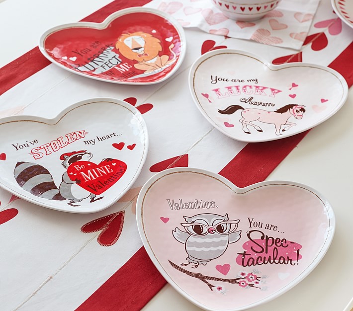 Valentine&#39;s Day Plate Sets