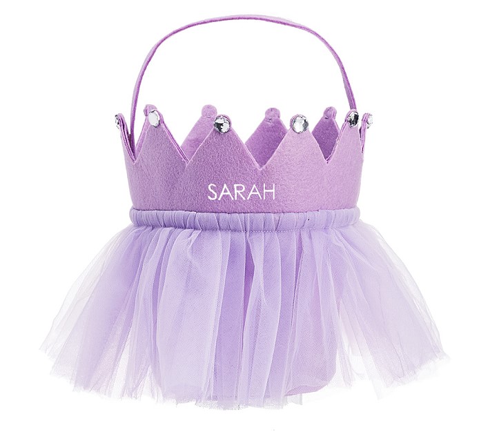 Lavender Tulle Crown Treat Bag