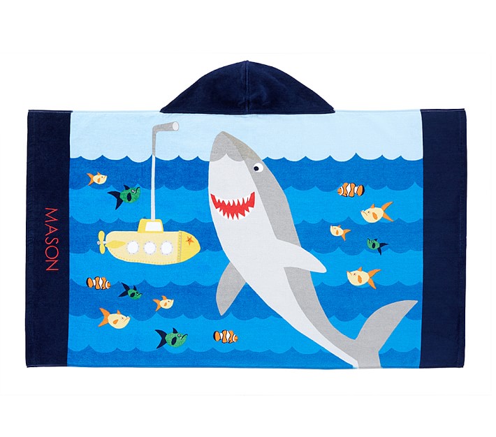 Shark Kid Beach Hooded Towel 2017