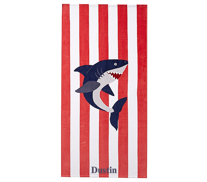 Beach Towel Shark Stripe