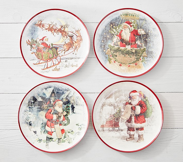 Classic Holiday Plates