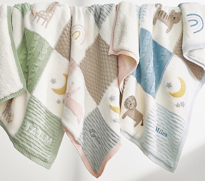 Heirloom Animals Baby Blanket Collection