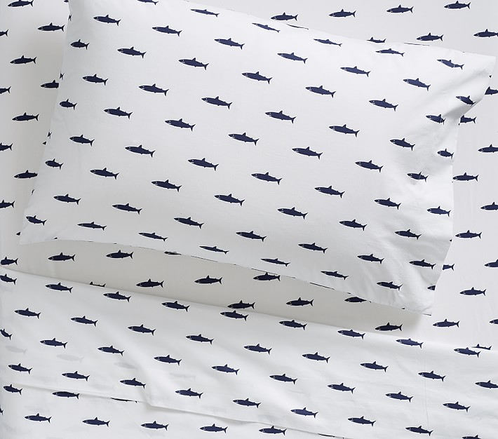 Mini Shark Sheet Set &amp; Pillowcases