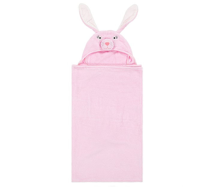 Winter Bunny Kid Hooded Towel