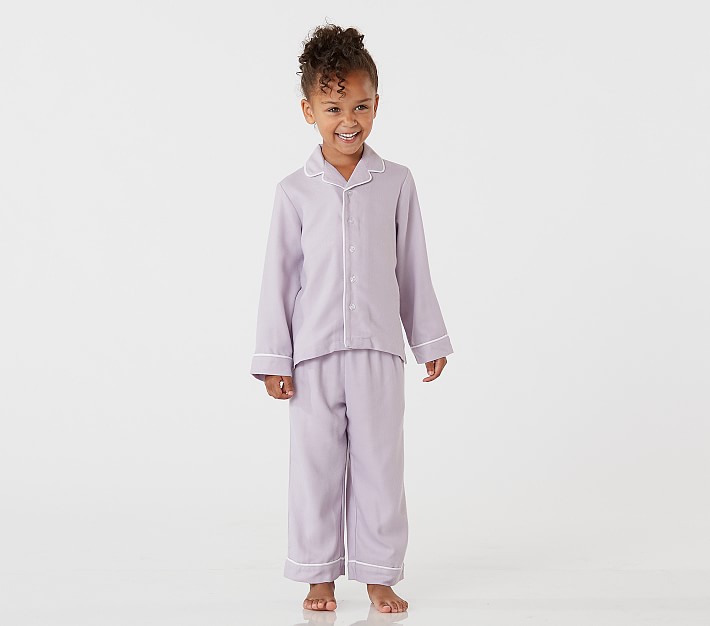 Lavender Solid Flannel Pajama