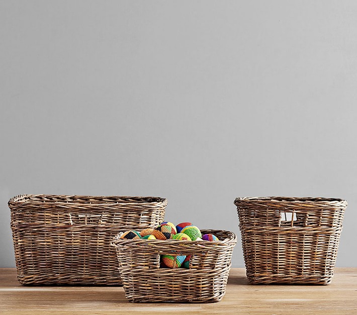 Taupe Sabrina Basket Collection