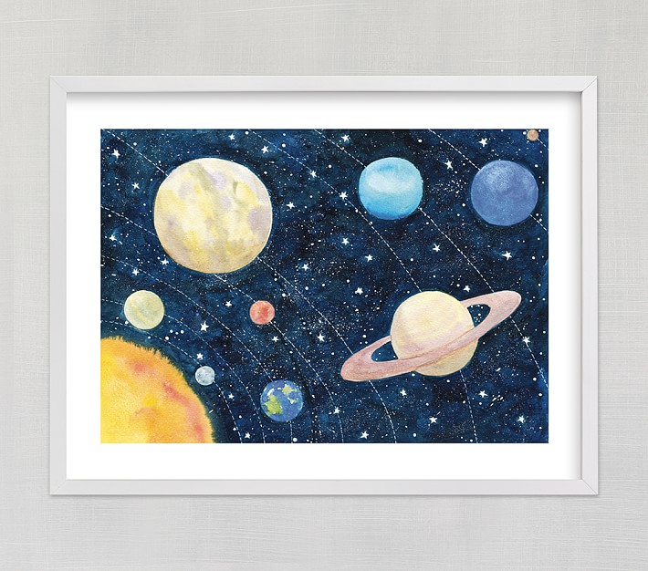 Minted&#174 Solar System Wall Art by Alexandra Dzh