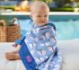 Allover Butterfly Baby Beach Hooded Towel