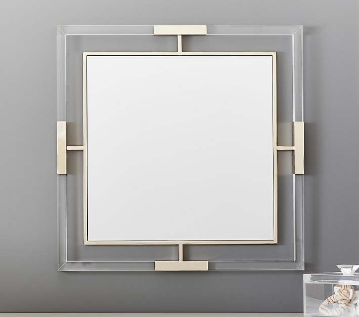 Acrylic and Metal Mirror