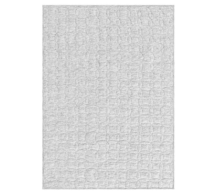 Organic Space Dyed Jersey Quilt, Gray