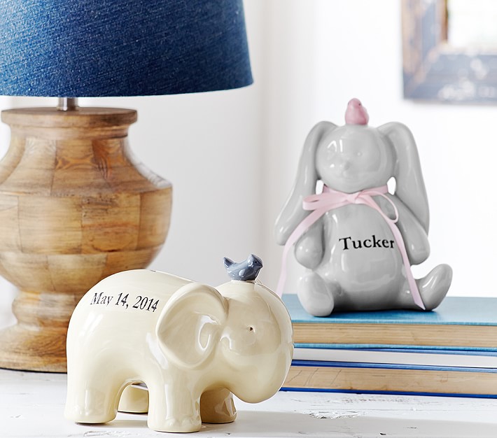 Ceramic Nursery Bank, Elephant