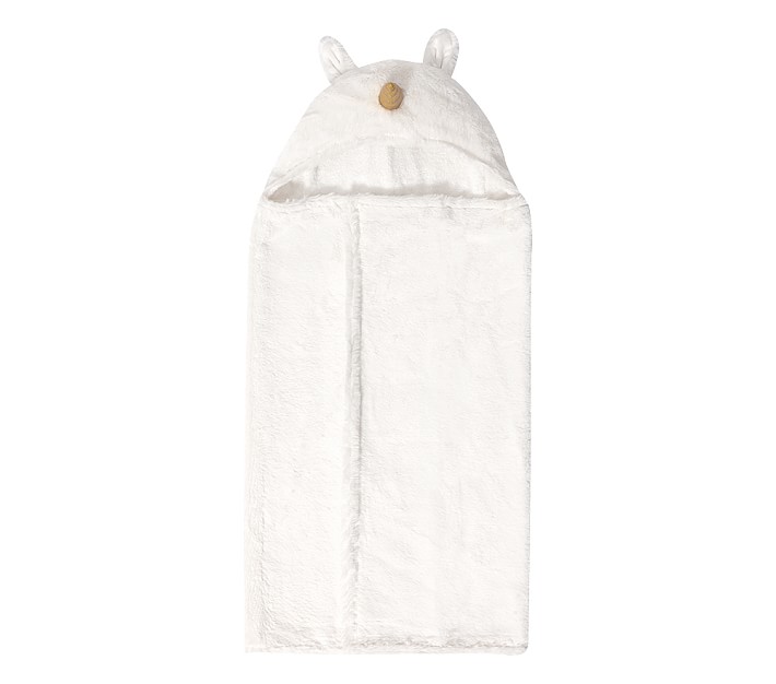 Faux-Fur Unicorn Baby Hooded Towel