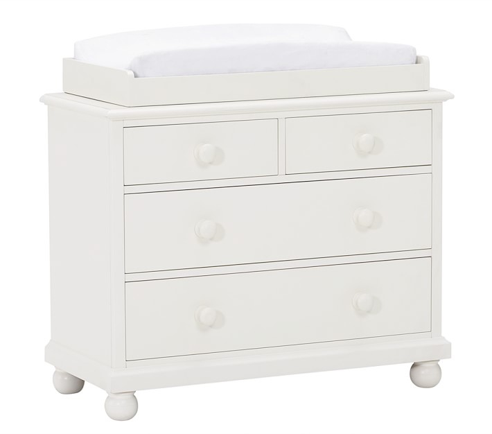 Catalina Changing Table Topper, White
