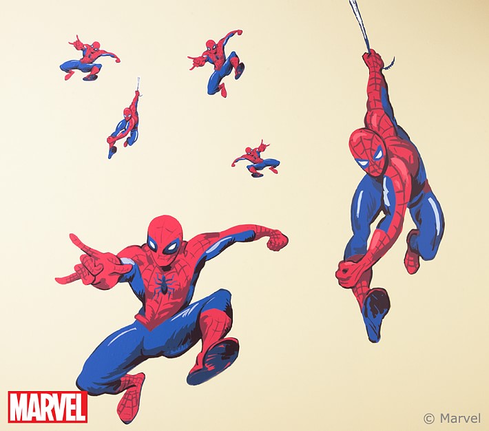 Spider-Man Decal, Hanging