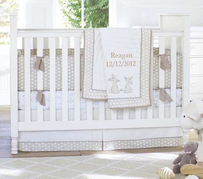 Reagan Nursery Quilt Bedding Set, Crib Fitted Sheet, Toddler Quilt & Crib Skirt