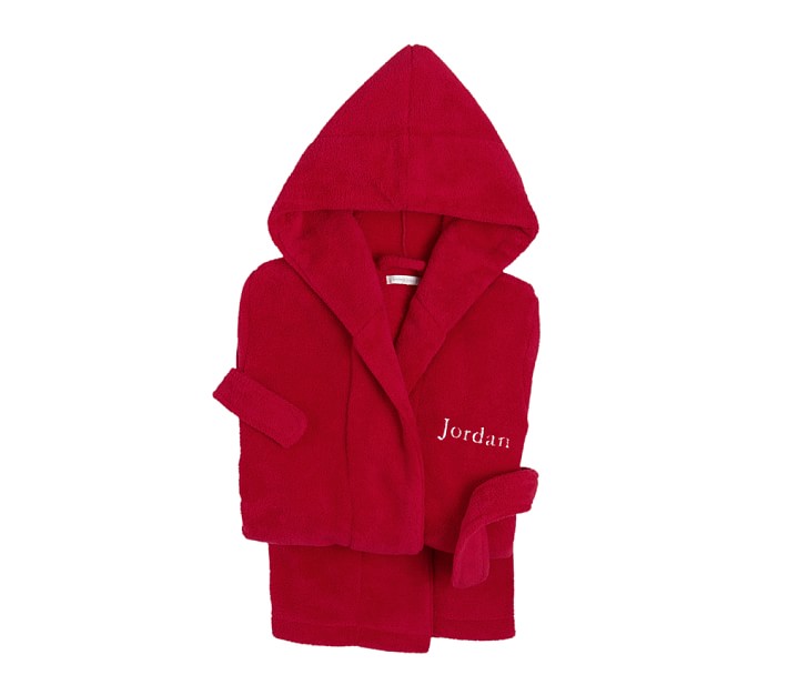 Red Fleece Robe, Small