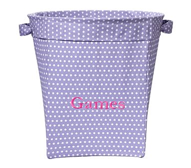 Lavender Mini Dot Large Bucket