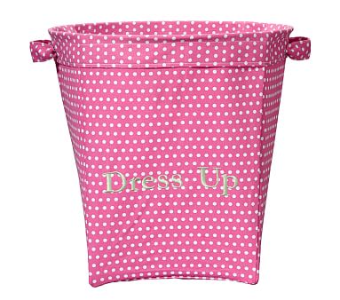 Bright Pink Mini Dot Large Bucket