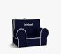 My First Anywhere Chair&#174;, Navy with White Piping Slipcover Only