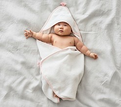 Tassel Organic Baby Hooded Towel & Washcloth