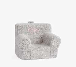 My First Anywhere Chair®, Gray Cozy Sherpa