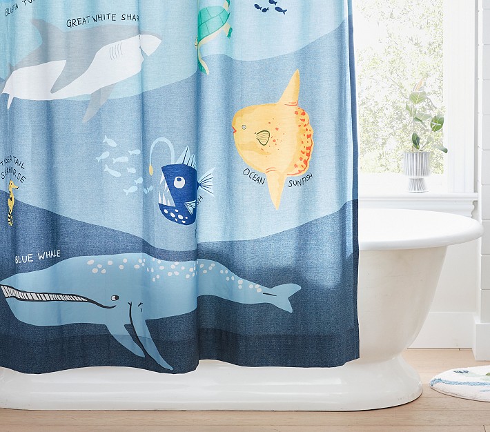 Save Our Seas Shower Curtain