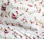 North Pole Flannel Toddler Sheet Set &amp; Pillowcase