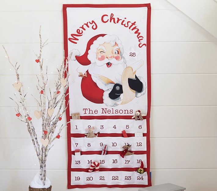Printed Santa Advent Calendar