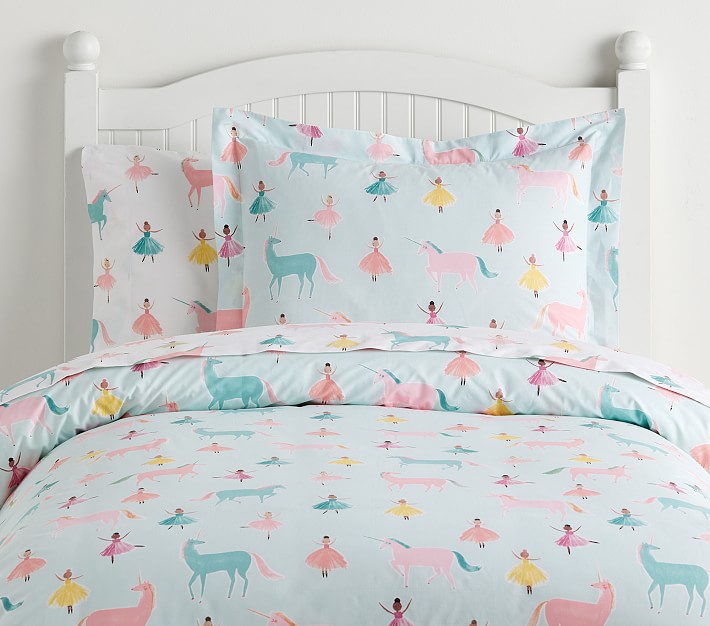 Windsor Unicorn Organic Sheet Set &amp; Pillowcases