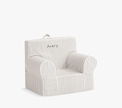 My First Anywhere Chair®, Oatmeal Oxford Stripe Slipcover Only