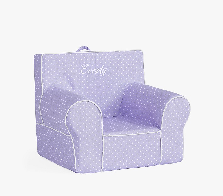 Kids Anywhere Chair&#174;, Lavender Pin Dot Slipcover Only