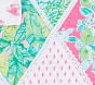 Lilly Pulitzer Party Patchwork Baby Quilt