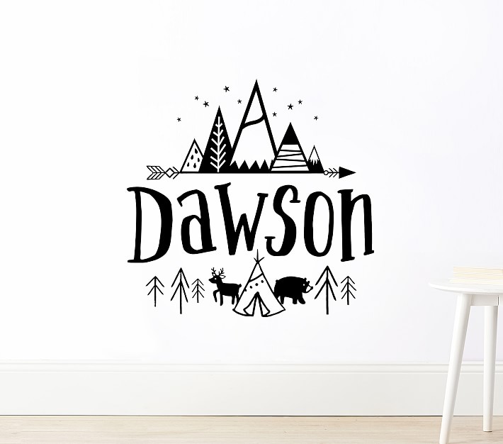 Personalized Adventure Name Wall Decal