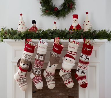 Classic Fair Isle Christmas Stocking Collection | Pottery Barn Kids