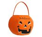 Pumpkin Glitter Treat Bag
