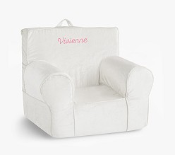 Kids Anywhere Chair®, Ivory Velvet Slipcover Only