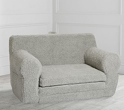 Anywhere Sofa Lounger®, Gray Sherpa