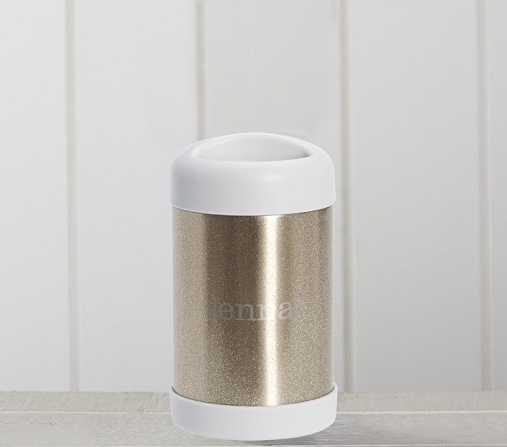 Gold Glitter Hot &amp; Cold Container