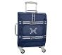 Mackenzie Navy Trim Solid Spinner Luggage