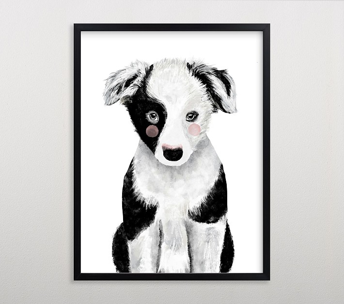 Limited Edition Minted&#174; Baby Animal Dog Wall Art by Cass Loh