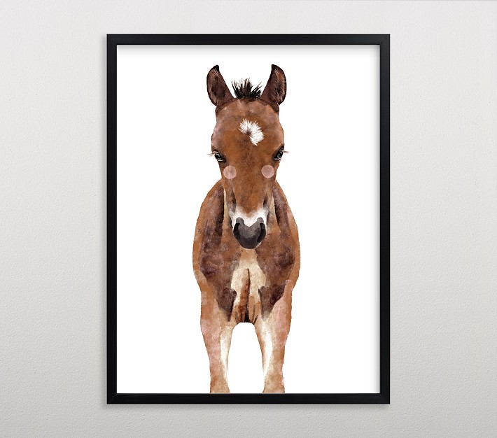 Limited Edition Minted&#174; Baby Animal Horse Wall Art by Cass Loh