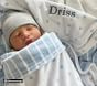 Dot &amp; Stripe Chamois Baby Blanket