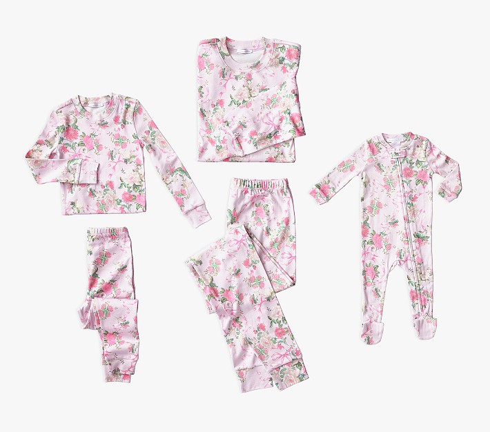 LoveShackFancy Cabbage Rose Organic Family Pajama Collection
