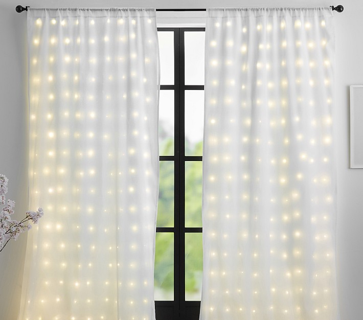 Light-Up Sheer Curtain