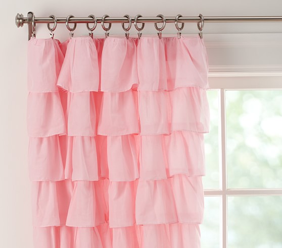 Tiered Ruffle Sheer | Pottery Barn Kids