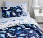 Shark Bite Organic Reversible Duvet &amp; Shams