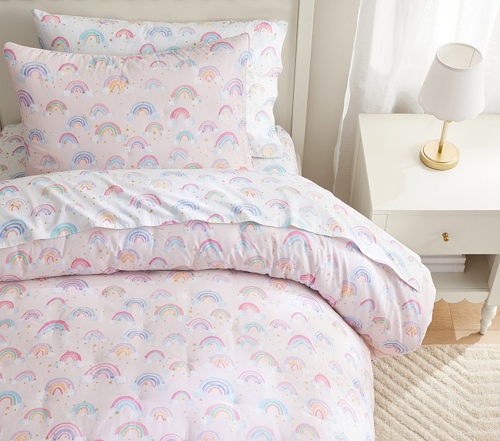 Rainbow Cloud Comforter & Shams | Pottery Barn Kids