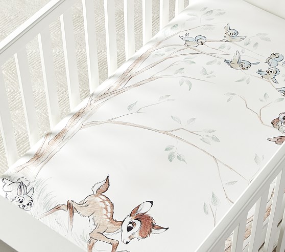 Disney <em>Bambi</em> Picture Perfect Organic Crib Fitted Sheet