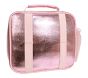 Mackenzie Pink Metallic Hearts Lunch Boxes